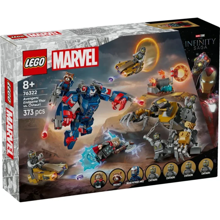 LEGO MARVEL RAZBUNATORII THOR VS CHITAURI SFARSITUL JOCULUI 76322 - imagine 10