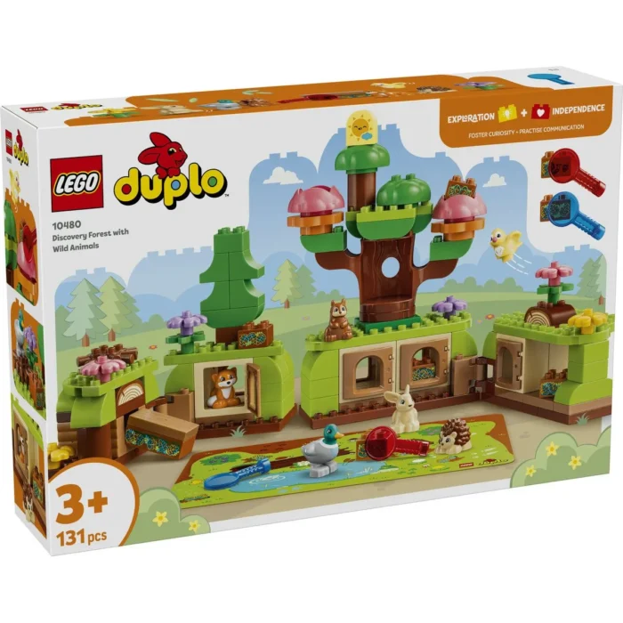 LEGO DUPLO PADUREA DESCOPERIRILOR CU ANIMALE SALBATICE 10480 - imagine 10