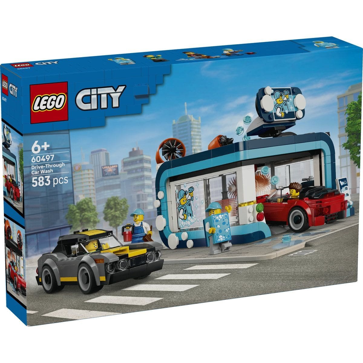 1 LEGO CITY SPALATORIE AUTO DRIVE THRU 60497 - imagine 1