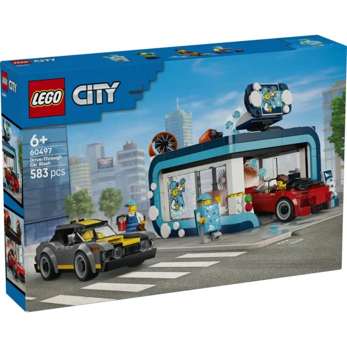 LEGO CITY SPALATORIE AUTO DRIVE THRU 60497 - imagine 10