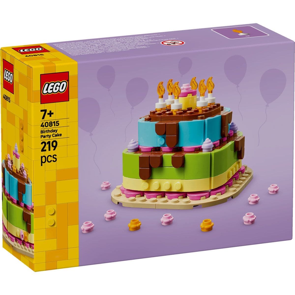 1 LEGO TORT PENTRU PETRECEREA DE ZI DE NASTERE 40815 - imagine 1