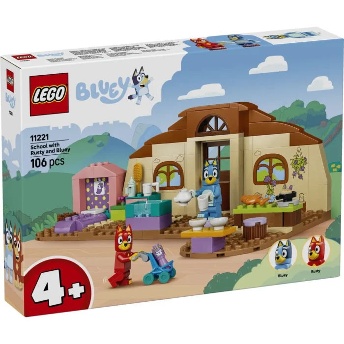 LEGO BLUEY LA SCOALA CU RUSTY SI BLUE 11221 - imagine 10
