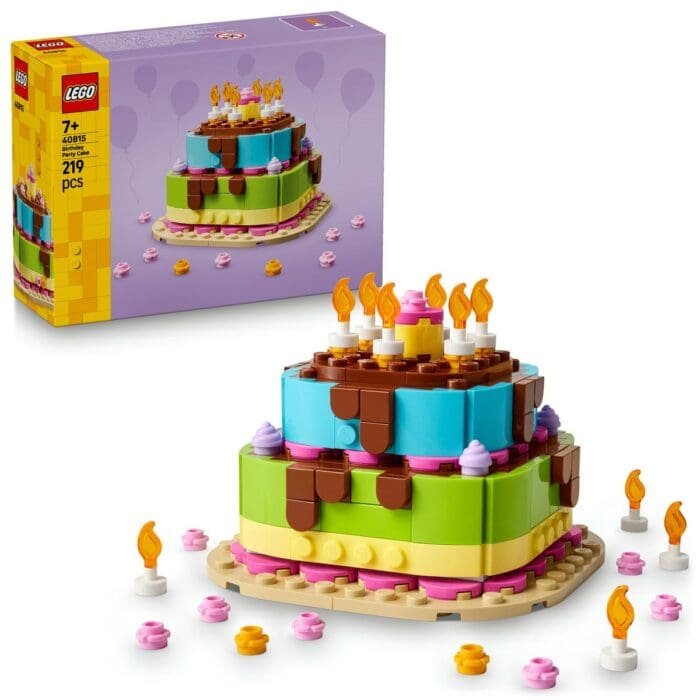 LEGO TORT PENTRU PETRECEREA DE ZI DE NASTERE 40815 - imagine 2