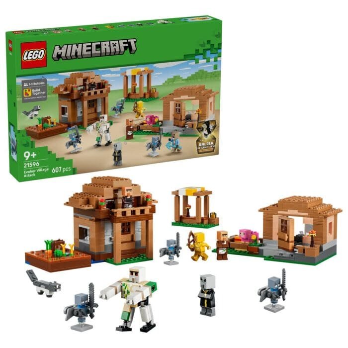 LEGO MINECRAFT ATACUL EVOCATORILOR ASUPRA SATULUI 21596 - imagine 2