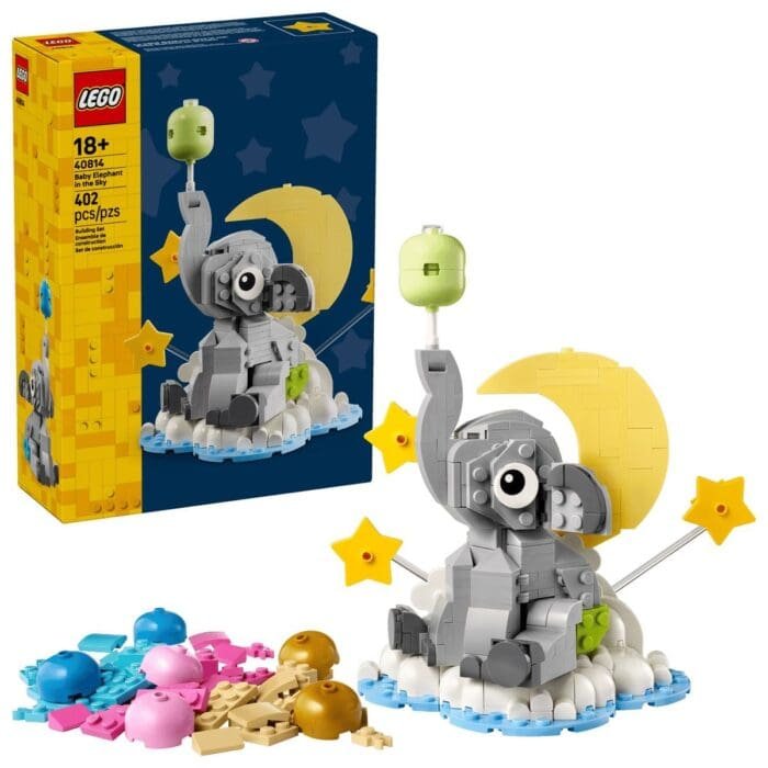 LEGO PUI DE ELEFANT PE CER 40814 - imagine 2