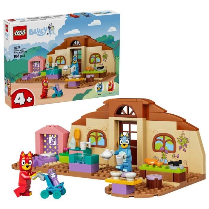 LEGO BLUEY LA SCOALA CU RUSTY SI BLUE 11221 - imagine 2