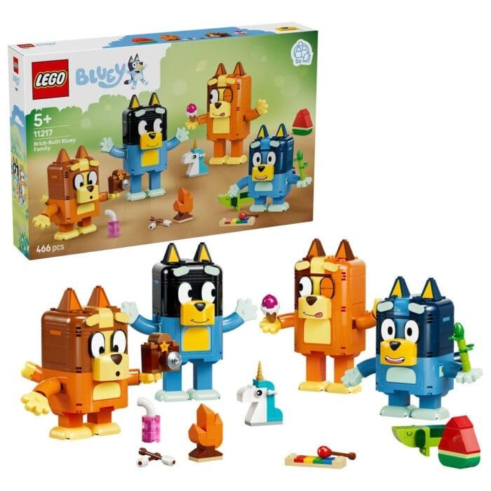 LEGO BLUEY FAMILIA LUI BLUE DIN CARAMIZI 11217 - imagine 4