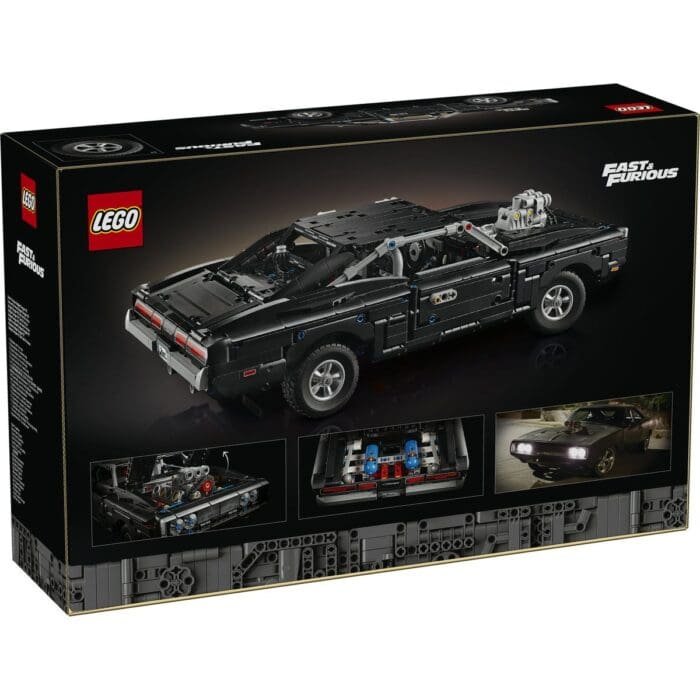 LEGO TECHNIC MASINA DODGE CHARGER R/T DIN FAST AND FURIOUS 42231 - imagine 5