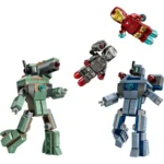 LEGO MARVEL IRON MAN SI WAR MACHINE VS DRONELE HAMMER 76320 - imagine 11