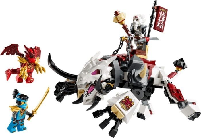 LEGO NINJAGO ZILVAR SI MONSTRUL DRAGON GRIMTAK 71863 - imagine 3