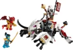 LEGO NINJAGO ZILVAR SI MONSTRUL DRAGON GRIMTAK 71863 - imagine 11
