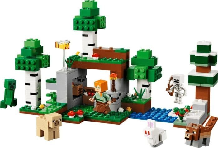 LEGO MINECRAFT PRIMA AVENTURA PE TIMP DE NOAPTE 21593 - imagine 3