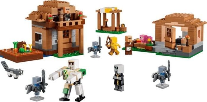 LEGO MINECRAFT ATACUL EVOCATORILOR ASUPRA SATULUI 21596 - imagine 3
