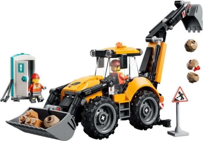 LEGO CITY BULDOEXCAVATOR GALBEN 60480 - imagine 3