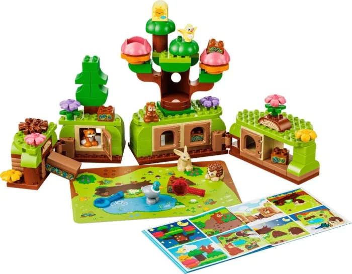 LEGO DUPLO PADUREA DESCOPERIRILOR CU ANIMALE SALBATICE 10480 - imagine 11