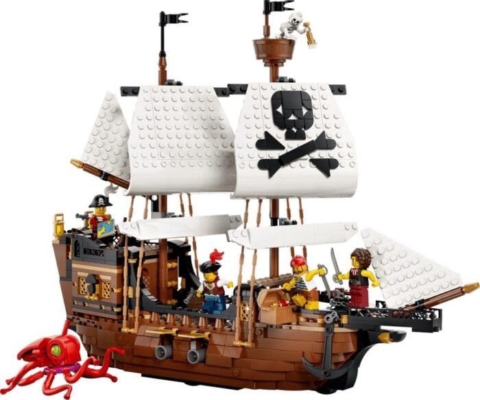 LEGO CREATOR CORABIE DE PIRATI EMBLEMATICA 31387 - imagine 3