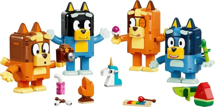 LEGO BLUEY FAMILIA LUI BLUE DIN CARAMIZI 11217 - imagine 11
