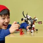 LEGO NINJAGO ZILVAR SI MONSTRUL DRAGON GRIMTAK 71863 - imagine 4