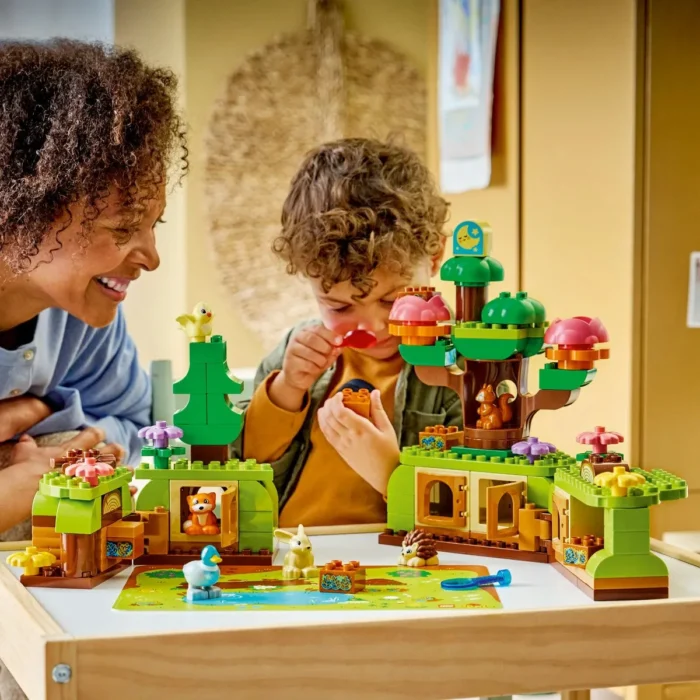 LEGO DUPLO PADUREA DESCOPERIRILOR CU ANIMALE SALBATICE 10480 - imagine 12