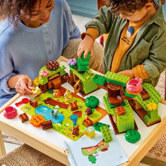 LEGO DUPLO PADUREA DESCOPERIRILOR CU ANIMALE SALBATICE 10480 - imagine 5