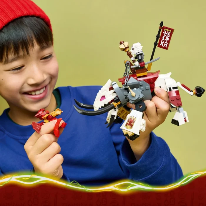 LEGO NINJAGO ZILVAR SI MONSTRUL DRAGON GRIMTAK 71863 - imagine 14