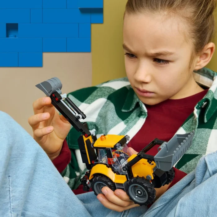 LEGO CITY BULDOEXCAVATOR GALBEN 60480 - imagine 14