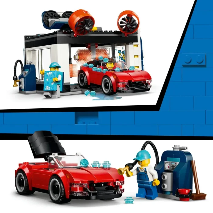 LEGO CITY SPALATORIE AUTO DRIVE THRU 60497 - imagine 14