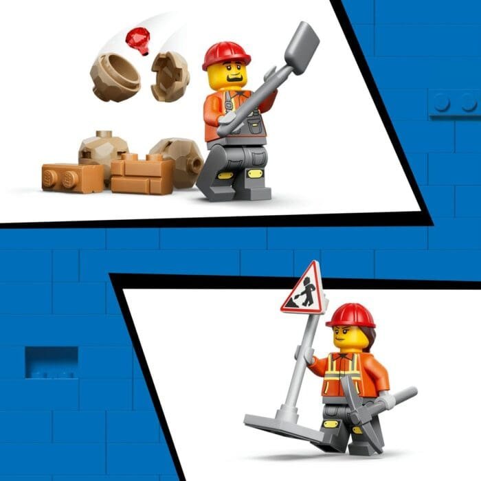 LEGO CITY BULDOEXCAVATOR GALBEN 60480 - imagine 7