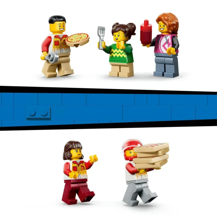 LEGO CITY EXPERIENA LIVRARII DE PIZZA CU VEHICULE 60496 - imagine 15