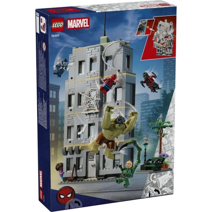 LEGO MARVEL SPIDERMAN CONFRUNTAREA MEMORABILA DINTRE OMUL PAIANJEN SI HULK 76350 - imagine 6