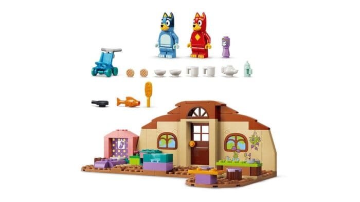 LEGO BLUEY LA SCOALA CU RUSTY SI BLUE 11221 - imagine 7