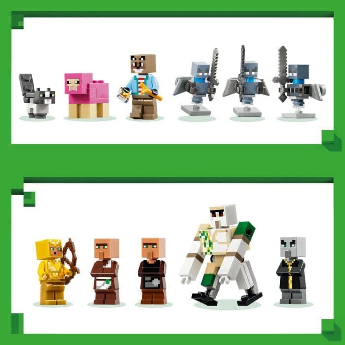 LEGO MINECRAFT ATACUL EVOCATORILOR ASUPRA SATULUI 21596 - imagine 8