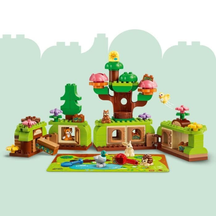 LEGO DUPLO PADUREA DESCOPERIRILOR CU ANIMALE SALBATICE 10480 - imagine 8