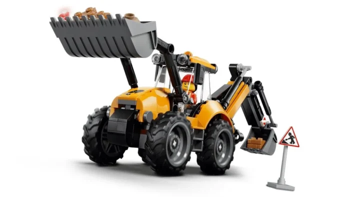 LEGO CITY BULDOEXCAVATOR GALBEN 60480 - imagine 16