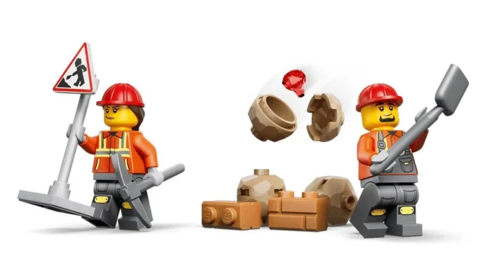 LEGO CITY BULDOEXCAVATOR GALBEN 60480 - imagine 17