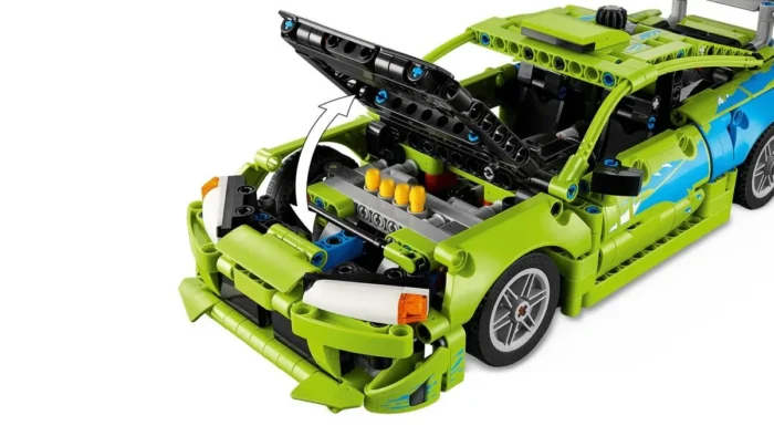 LEGO TECHNIC MASINA MITSUBISHI ECLIPSE DIN FAST AND FURIOUS 42229 - imagine 18