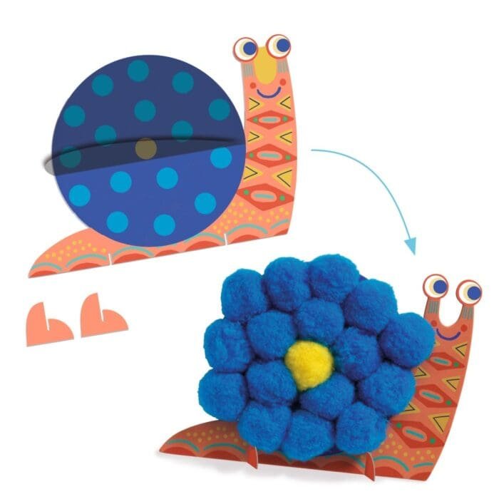 Atelier creativ Animale pufoase,Djeco - imagine 3