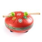 Instrument muzical Toba metalica rosie, Djeco - imagine 2