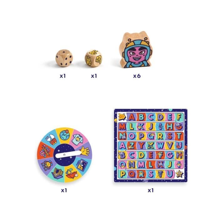 Joc educativ ABC Rapido, Djeco - imagine 3