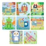 Joc educativ Mozaic rigolo, Djeco - imagine 2