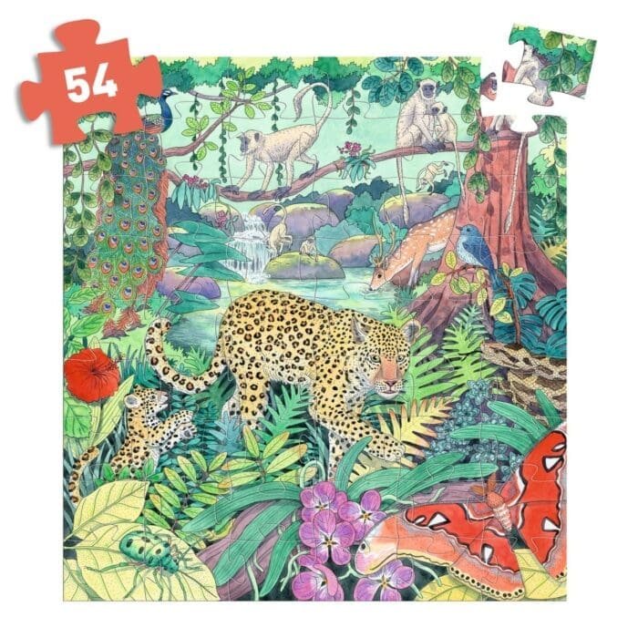 Puzzle Jungla Indiana, Djeco - imagine 2