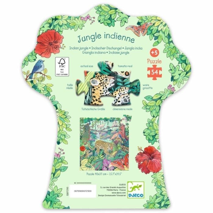Puzzle Jungla Indiana, Djeco - imagine 3