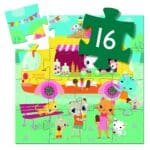 Puzzle Masina de inghetata, Djeco - imagine 3