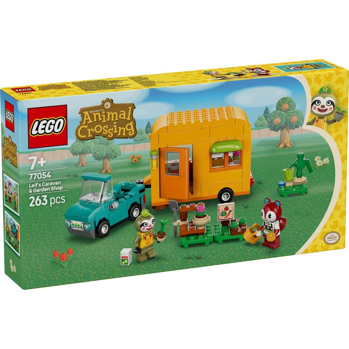 1 LEGO ANIMAL CROSSING CARAVANA SI MAGAZINUL DE GRADINARIT AL LUI LEIF 77054 - imagine 1