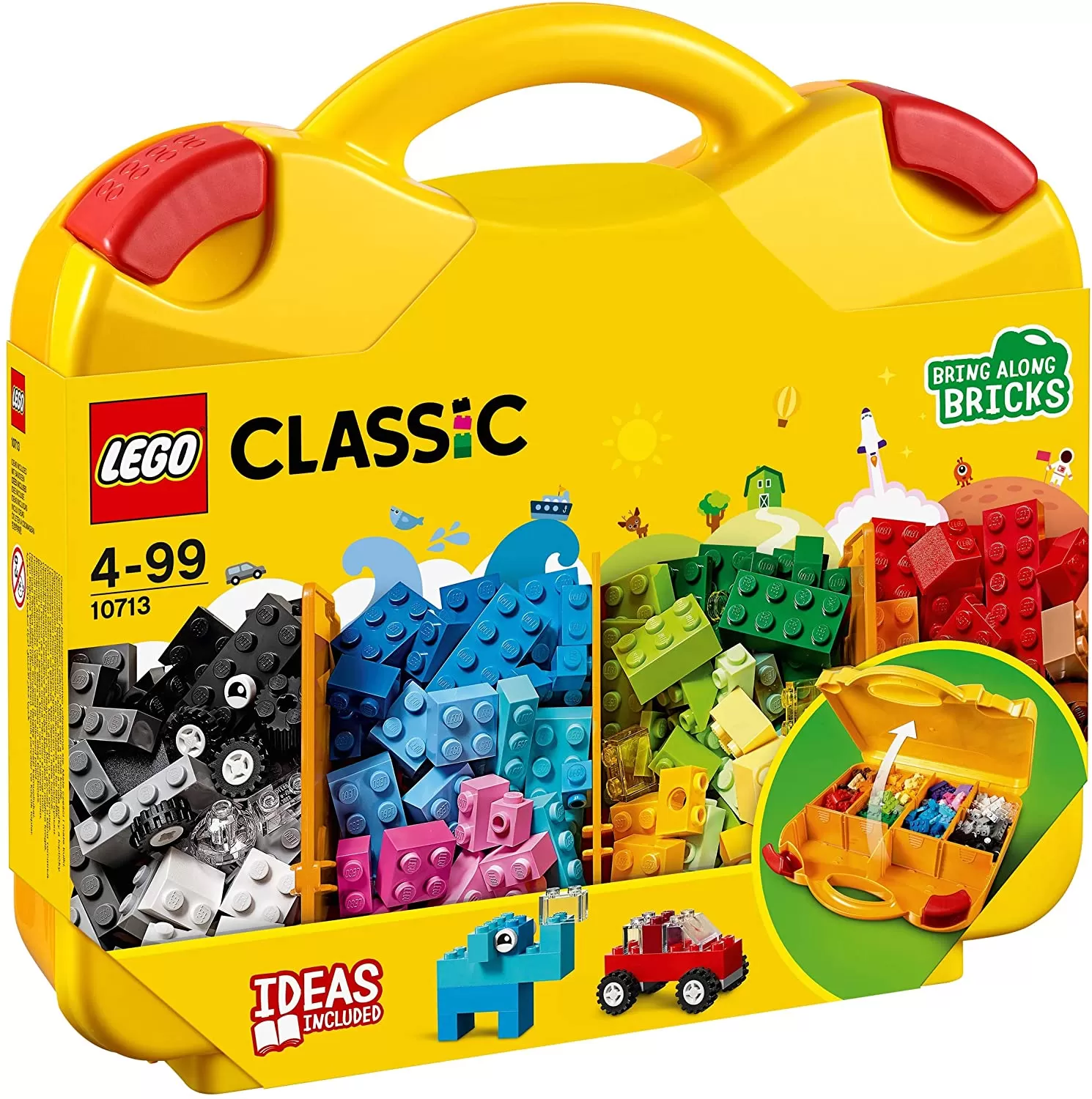 1 LEGO CLASSIC VALIZA CREATIVA 10713 - imagine 1