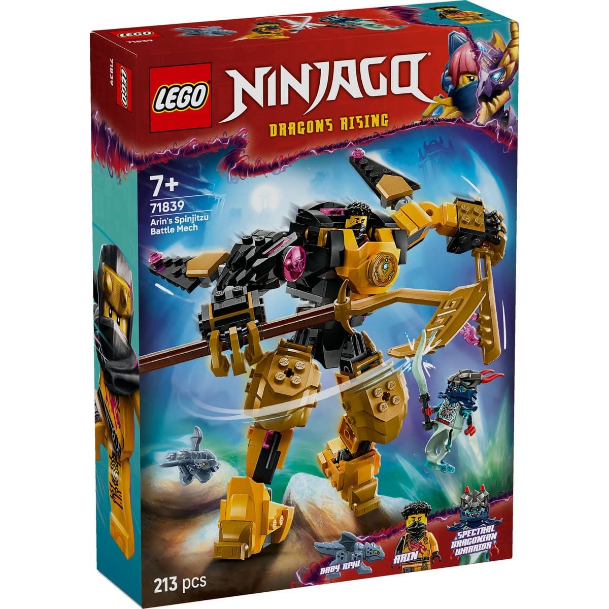 1 LEGO NINJAGO ROBOTUL DE LUPTA SPINJITZU A LUI ARIN 71839 - imagine 1