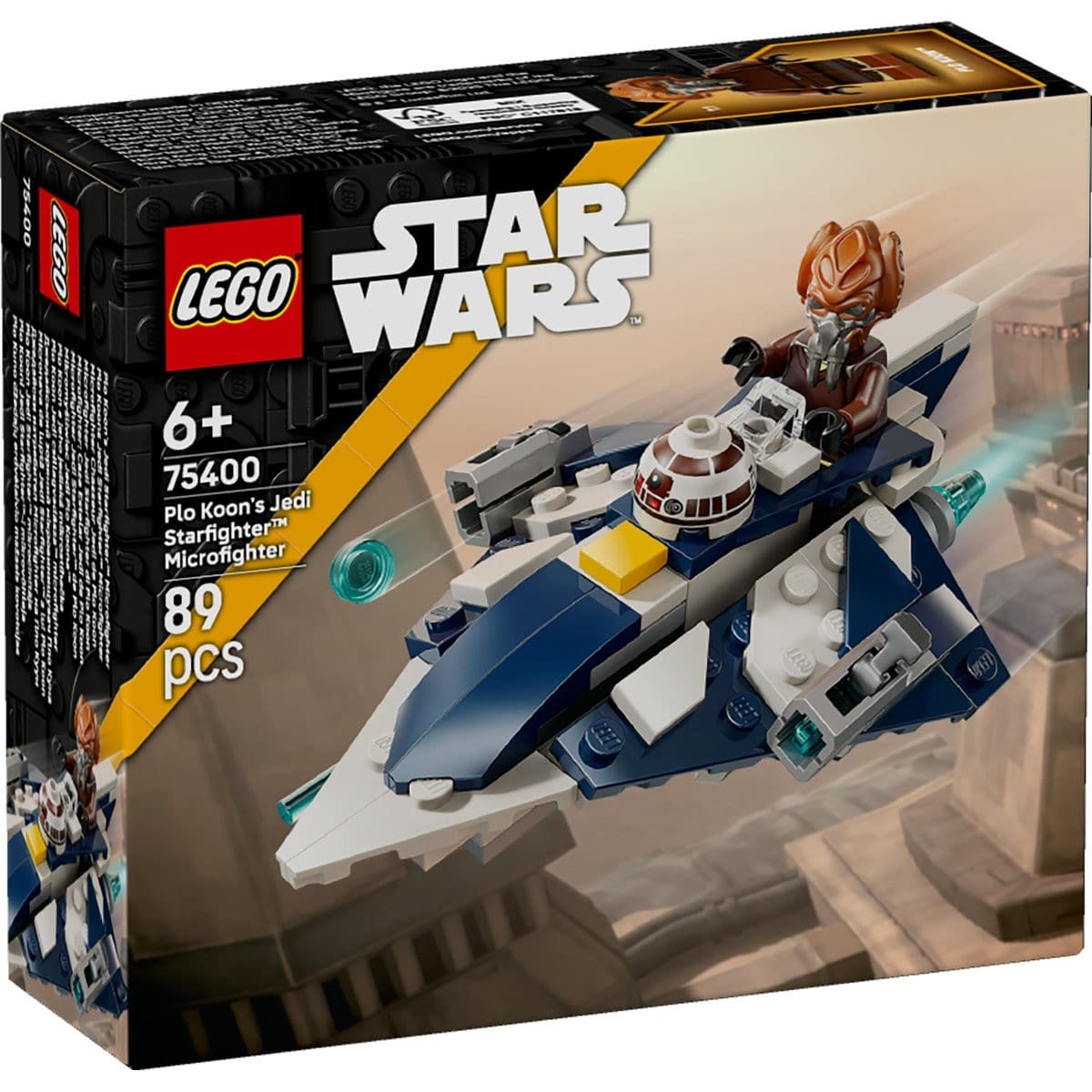 1 LEGO STAR WARS MICRONAVA DE LUPT JEDI STARFIGHTER A LUI PLO KOON 75400 - imagine 1