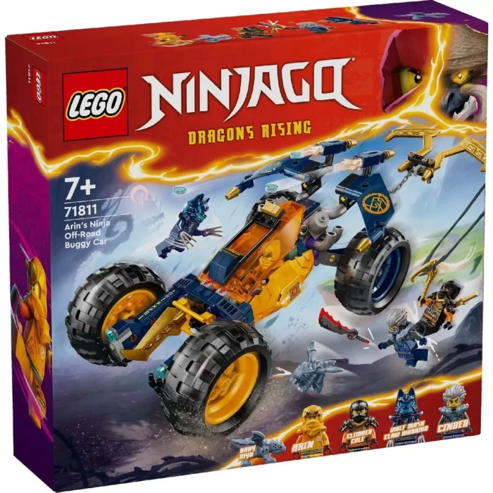 LEGO NINJAGO VEHICULUL DE TEREN NINJA AL LUI ARIN 71811 - imagine 7