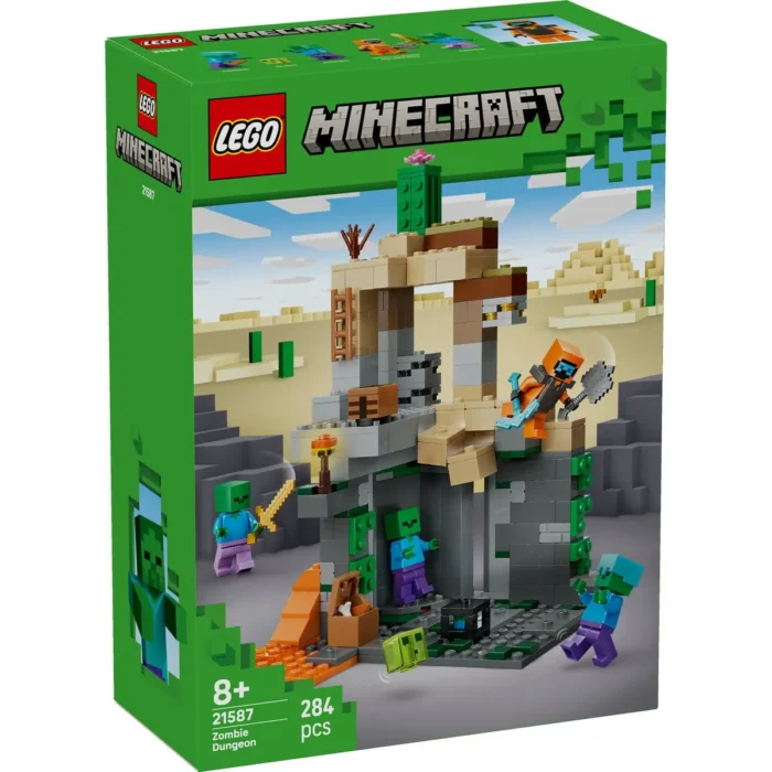 LEGO MINECRAFT TEMNITA CU ZOMBI 21587 - imagine 9