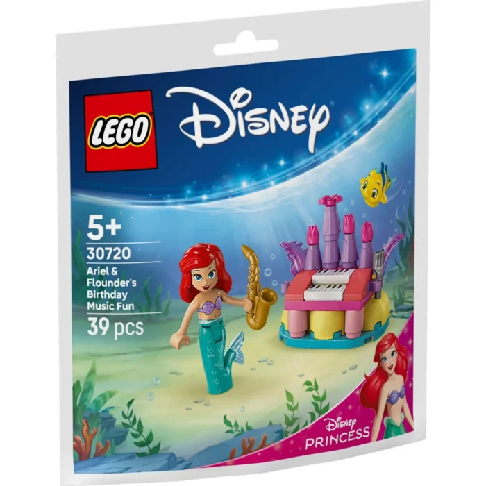 LEGO DISNEY PRINCESS DISTRACTIE MUZICALA CU FLOUNDER DE ZIUA DE NASTERE A LUI ARIEL 30720 - imagine 4